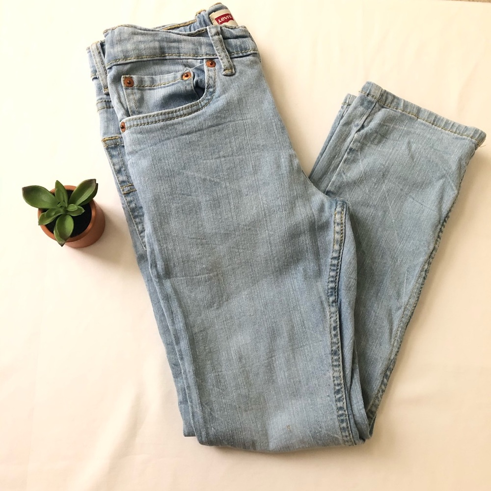 Levi’s regular taper girls jeans - size 10